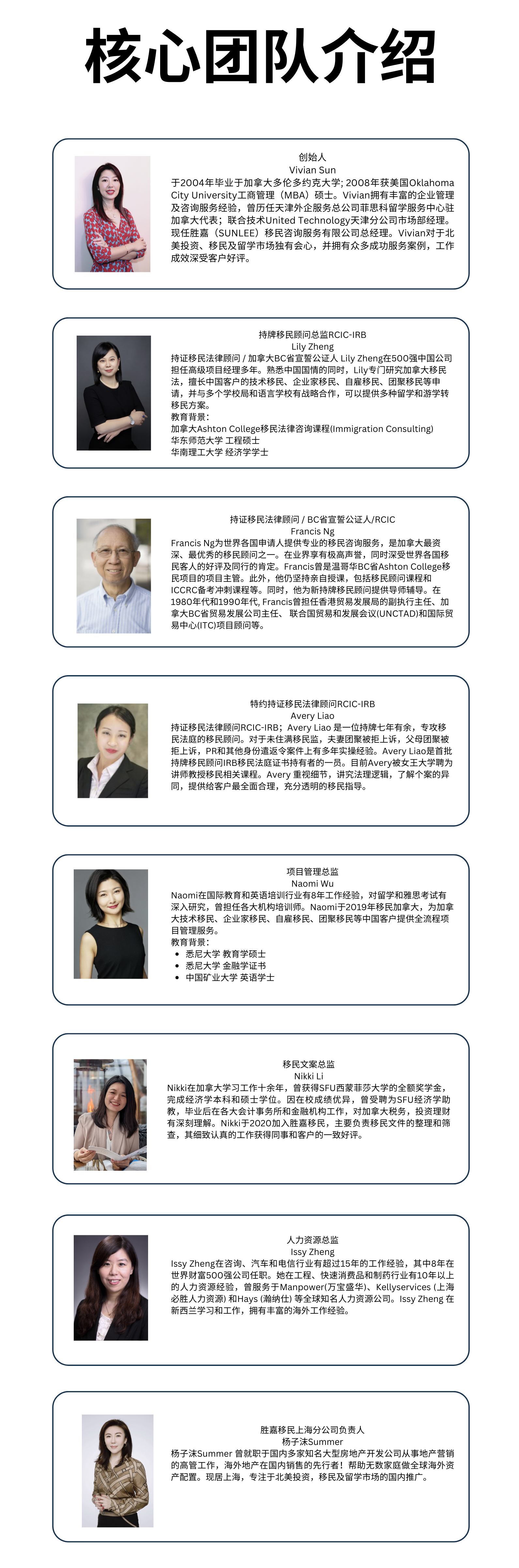 胜嘉团队成员介绍