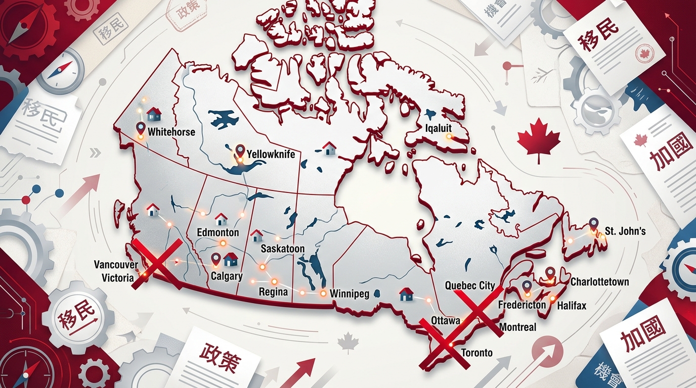 2026年 TR 转 PR 路径或排除多伦多、温哥华、蒙特利尔等大城市